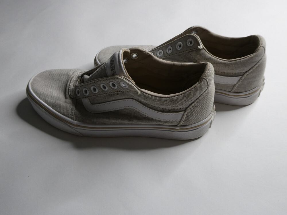 VANS old skool shoes, gray, size 7.5